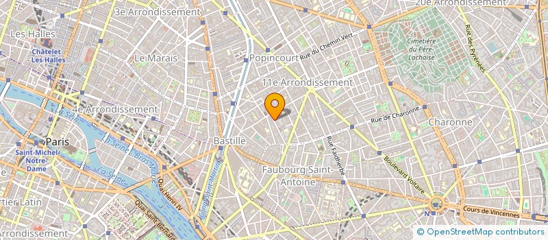 localisation de l'entreprise MADAME GELOUD HOUD à PARIS
