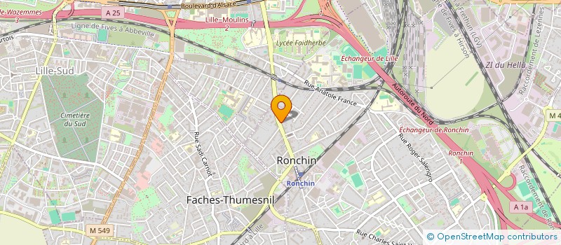 localisation de l'entreprise MADAME GELSOMINA ASCONE  RONCHIN