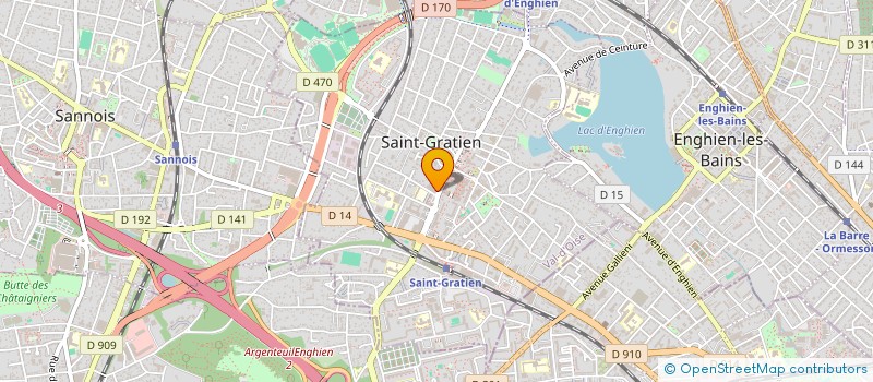 localisation de l'entreprise MADAME GEMMA JANG  SAINT-GRATIEN