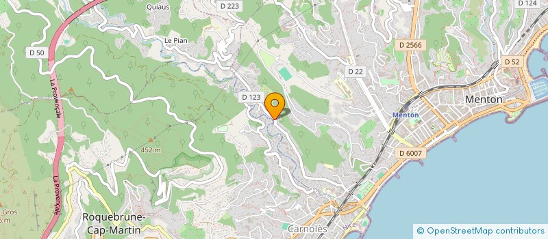 localisation de l'entreprise MADAME GEMMA SAGESSE  MENTON