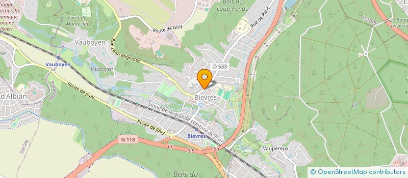 localisation de l'entreprise MADAME GENA DE SANTI  BIEVRES