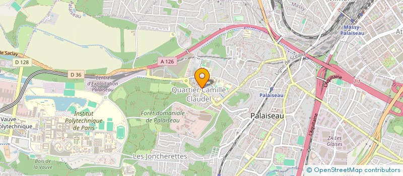 localisation de l'entreprise MADAME GENEBA DRAME  PALAISEAU