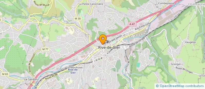 localisation de l'entreprise MADAME GENEVIENE QUINTOIS à RIVE-DE-GIER