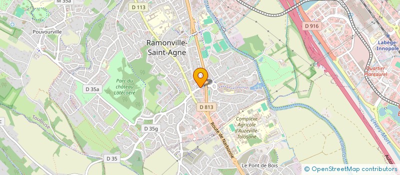 localisation de l'entreprise MADAME GENEVIERE SAINT-HUBERT à RAMONVILLE ST AGNE