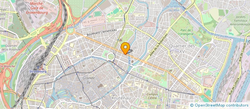 localisation de l'entreprise MADAME GENEVIEVE AISSI à STRASBOURG