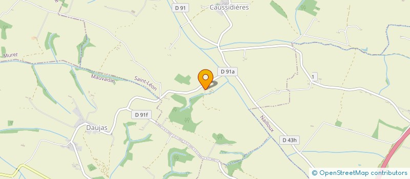 localisation de l'entreprise MADAME GENEVIEVE ALBERT  SAINT-LEON