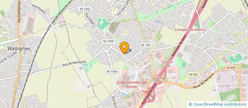 localisation de l'entreprise MADAME GENEVIEVE ALLARD  FACHES-THUMESNIL