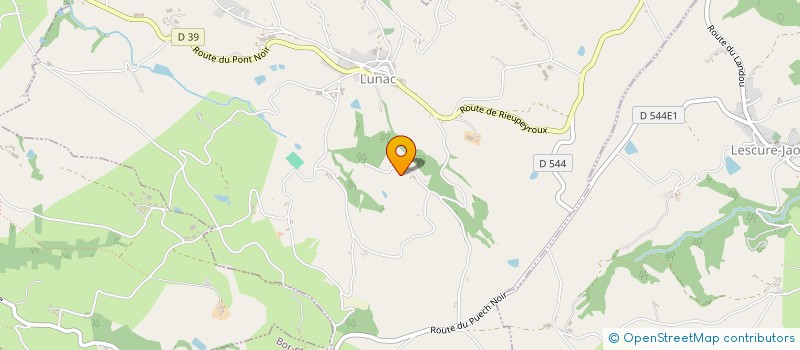 localisation de l'entreprise MADAME GENEVIEVE AMIEL  LUNAC