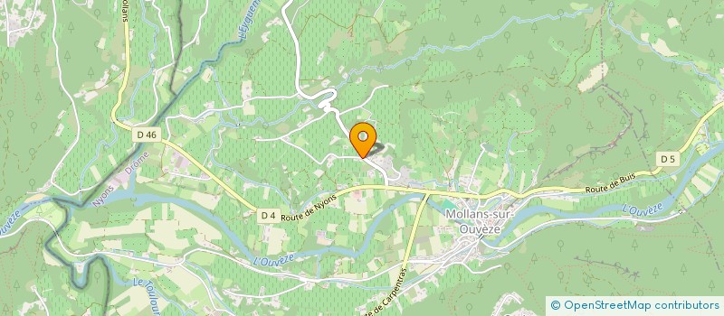 localisation de l'entreprise MADAME GENEVIEVE ANDRE  MOLLANS-SUR-OUVEZE