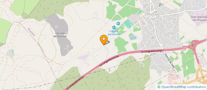 localisation de l'entreprise MADAME GENEVIEVE ANDRIEU  POUSSAN