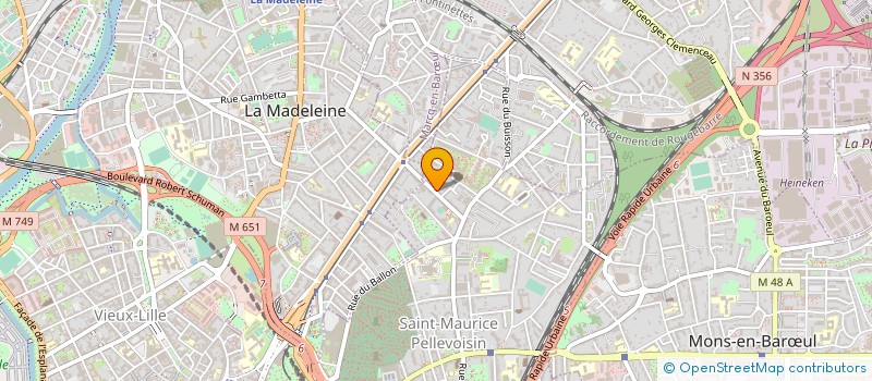 localisation de l'entreprise MADAME GENEVIEVE ANEL à LILLE