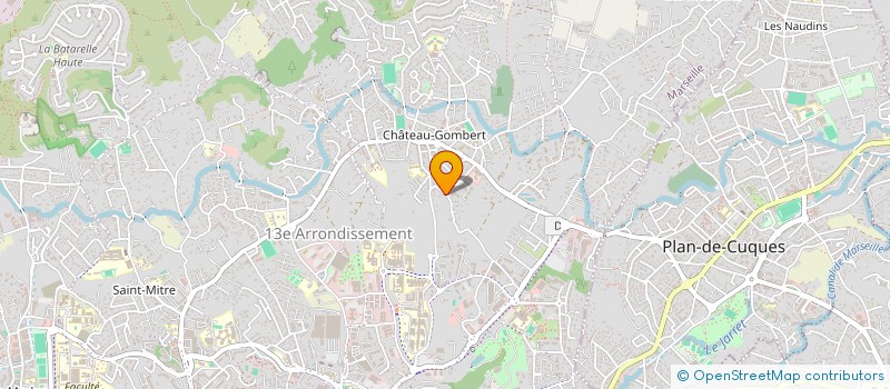 localisation de l'entreprise MADAME GENEVIEVE ARFI à MARSEILLE