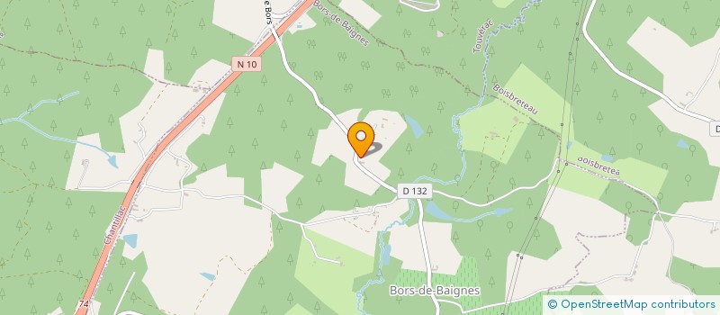 localisation de l'entreprise MADAME GENEVIEVE ARNAUD à BORS (CANTON DE CHARENTE-SUD)