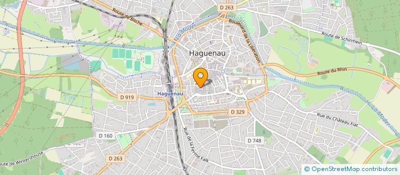 localisation de l'entreprise MADAME GENEVIEVE ARNOLD à HAGUENAU