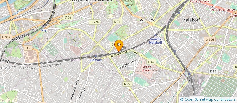 localisation de l'entreprise MADAME GENEVIEVE ASTOR à VANVES