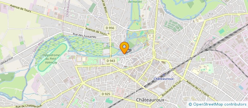 localisation de l'entreprise MADAME GENEVIEVE AUDEBERT à CHATEAUROUX