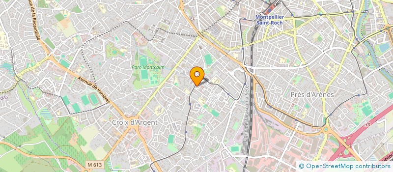 localisation de l'entreprise MADAME GENEVIEVE AUDIBERT à MONTPELLIER