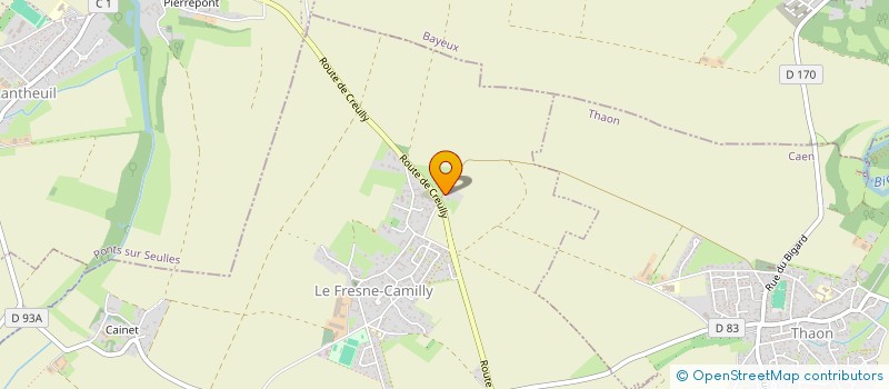 localisation de l'entreprise MADAME GENEVIEVE AUPEE  LE FRESNE-CAMILLY