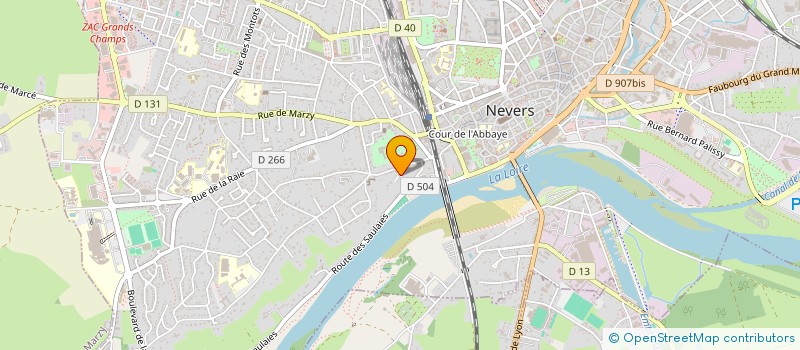localisation de l'entreprise MADAME GENEVIEVE AUROY à NEVERS