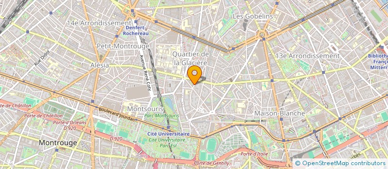 localisation de l'entreprise MADAME GENEVIEVE BALLENS  PARIS