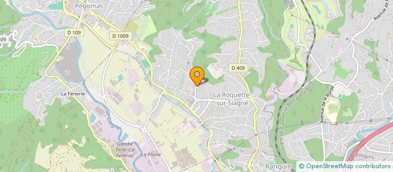 localisation de l'entreprise MADAME GENEVIEVE BARBERO à LA ROQUETTE-SUR-SIAGNE
