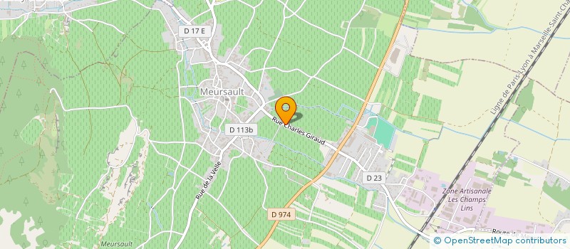 localisation de l'entreprise MADAME GENEVIEVE BATTAULT  MEURSAULT