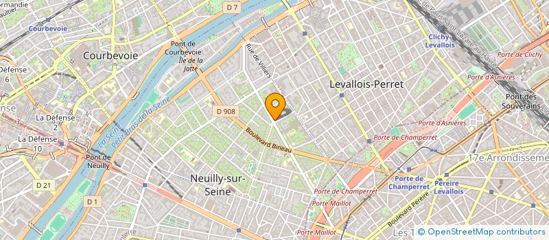 localisation de l'entreprise MADAME GENEVIEVE BATY à NEUILLY-SUR-SEINE