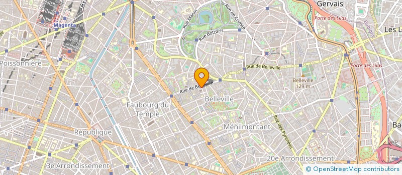 localisation de l'entreprise MADAME GENEVIEVE BAUDOIN  PARIS