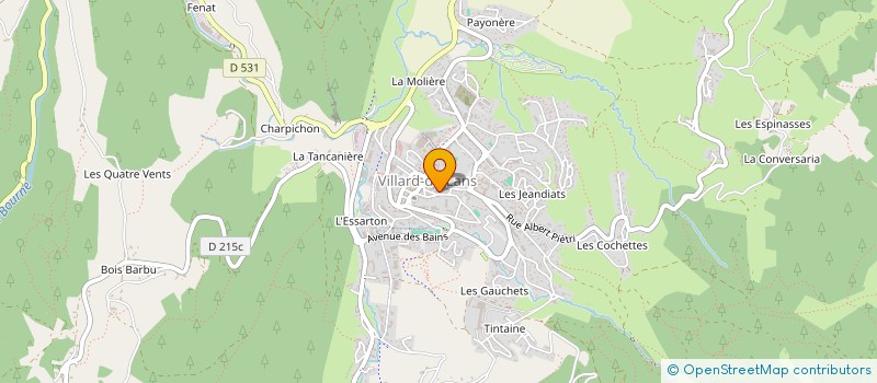 localisation de l'entreprise MADAME GENEVIEVE BAUMANN à VILLARD-DE-LANS