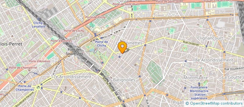 localisation de l'entreprise MADAME GENEVIEVE BEAUVARLET  PARIS