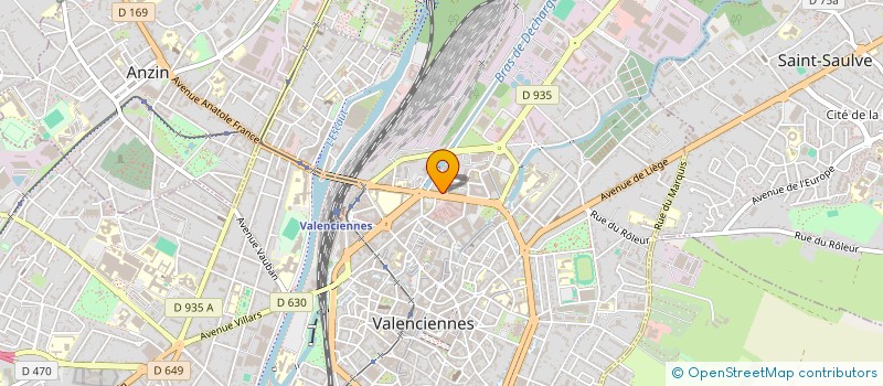 localisation de l'entreprise MADAME GENEVIEVE BECOT à VALENCIENNES