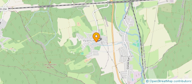 localisation de l'entreprise MADAME GENEVIEVE BEDIN  VYANS-LE-VAL