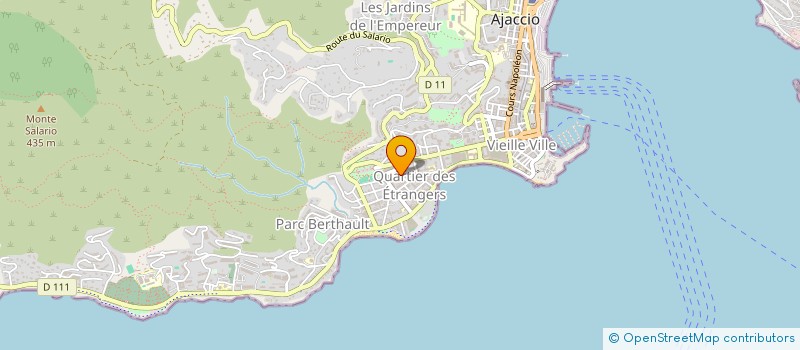 localisation de l'entreprise MADAME GENEVIEVE BELLANGER à AJACCIO