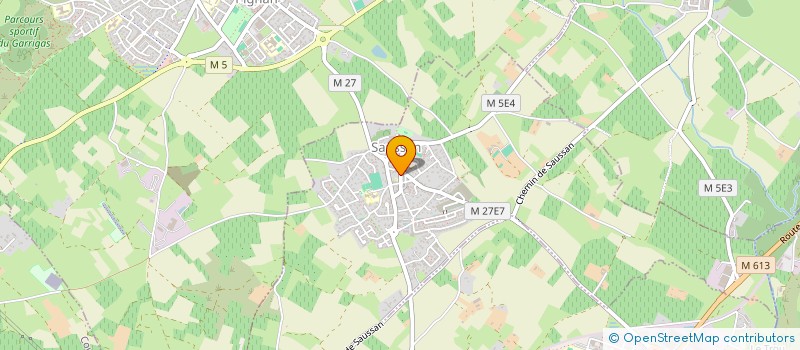 localisation de l'entreprise MADAME GENEVIEVE BENAUD  SAUSSAN