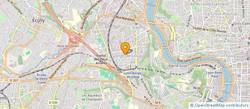 localisation de l'entreprise MADAME GENEVIEVE BENETREAU  LYON