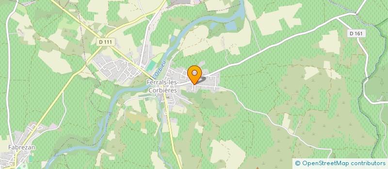 localisation de l'entreprise MADAME GENEVIEVE BERNARD  FERRALS-LES-CORBIERES