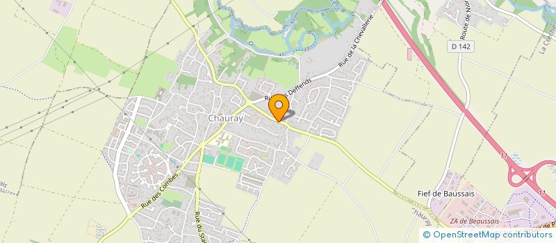 localisation de l'entreprise MADAME GENEVIEVE BERTRAND  CHAURAY