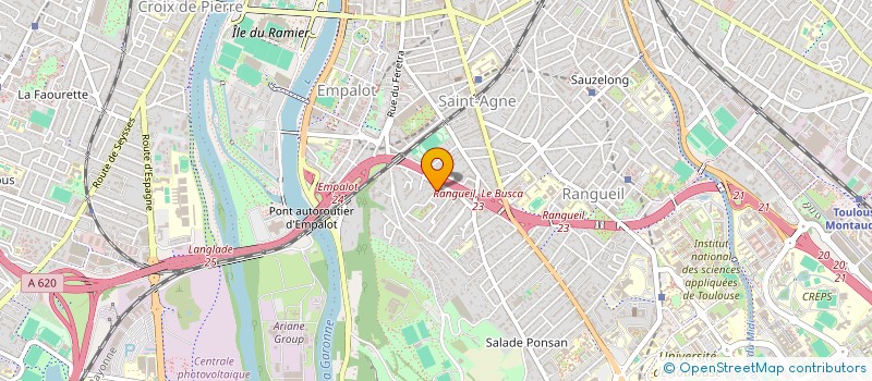localisation de l'entreprise MADAME GENEVIEVE BESSE à TOULOUSE