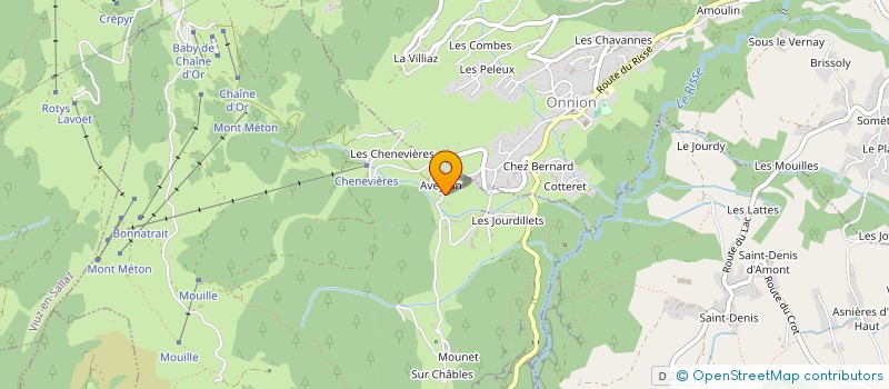 localisation de l'entreprise MADAME GENEVIEVE BIANCHI  SAINT-JEOIRE