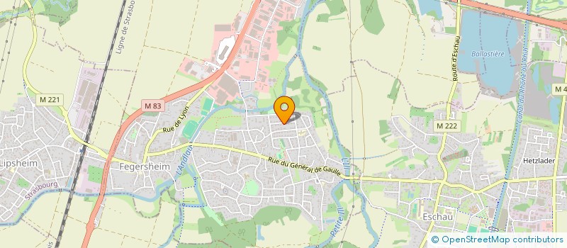 localisation de l'entreprise MADAME GENEVIEVE BICK  FEGERSHEIM