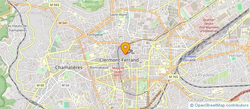 localisation de l'entreprise MADAME GENEVIEVE BIJOUX  CLERMONT-FERRAND