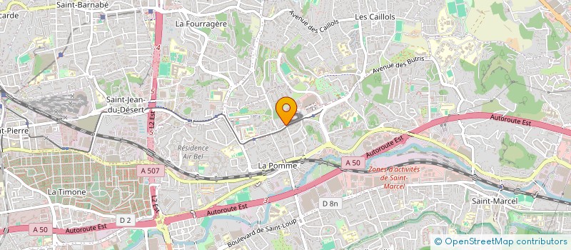 localisation de l'entreprise MADAME GENEVIEVE BIRBANO à MARSEILLE