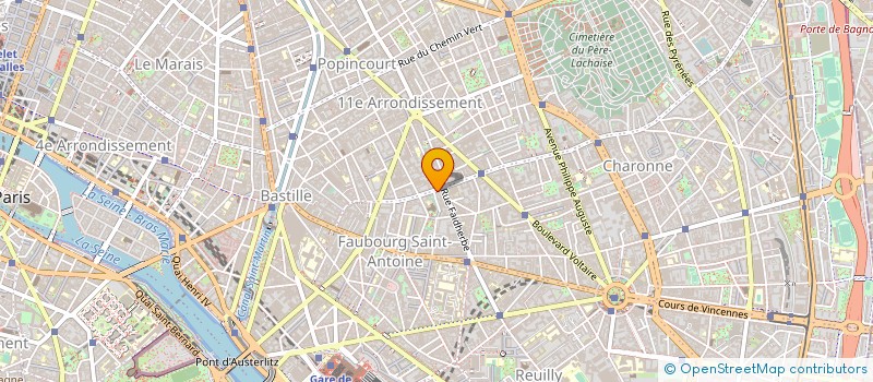 localisation de l'entreprise MADAME GENEVIEVE BOISDE  PARIS