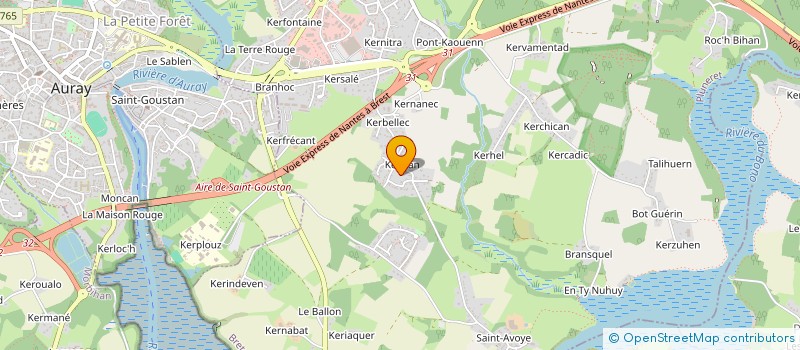 localisation de l'entreprise MADAME GENEVIEVE BOISSIERE à PLUNERET