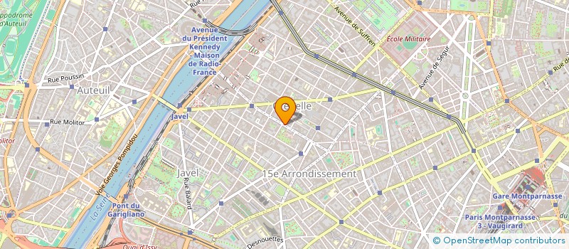 localisation de l'entreprise MADAME GENEVIEVE BORNECK  PARIS