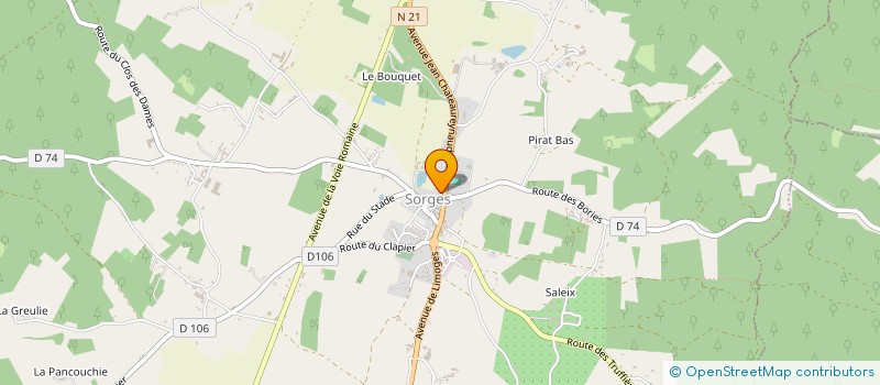 localisation de l'entreprise MADAME GENEVIEVE BOST  COULAURES