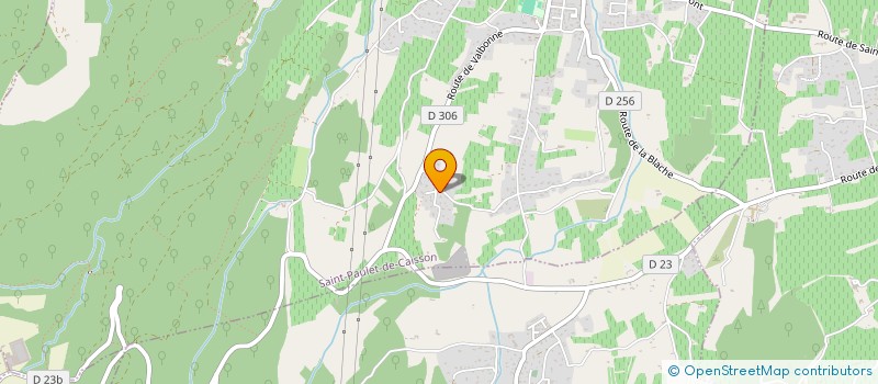 localisation de l'entreprise MADAME GENEVIEVE BOUCHART  SAINT-PAULET-DE-CAISSON