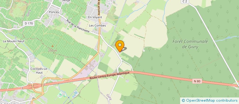 localisation de l'entreprise MADAME GENEVIEVE BOUCK  GIVRY