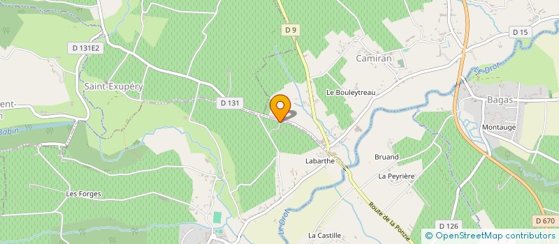 localisation de l'entreprise MADAME GENEVIEVE BOUGES  MORIZES