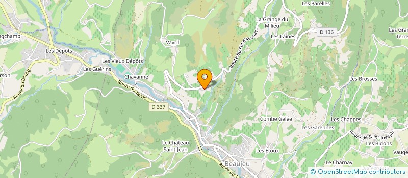 localisation de l'entreprise MADAME GENEVIEVE BOUILLARD à BEAUJEU